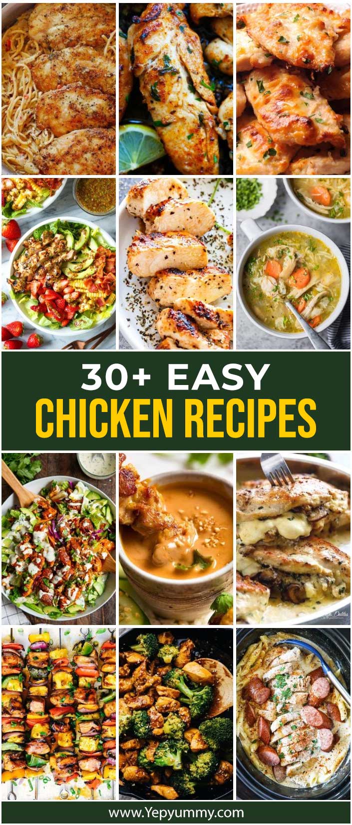 30 Crazy Good Chicken Recipes