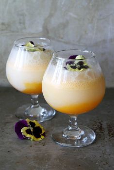 Apricot Coconut Prosecco Punch - 30 Of The Stunning Summer Drink Recipes