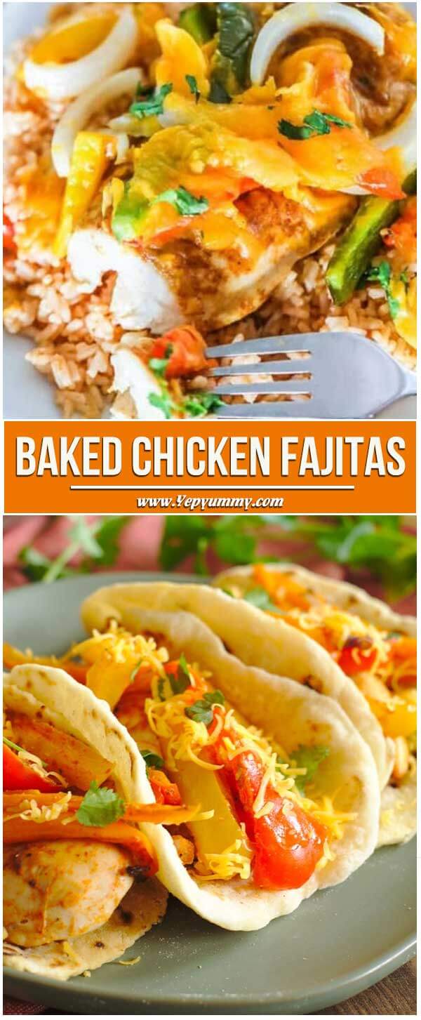 Baked Chicken Fajitas