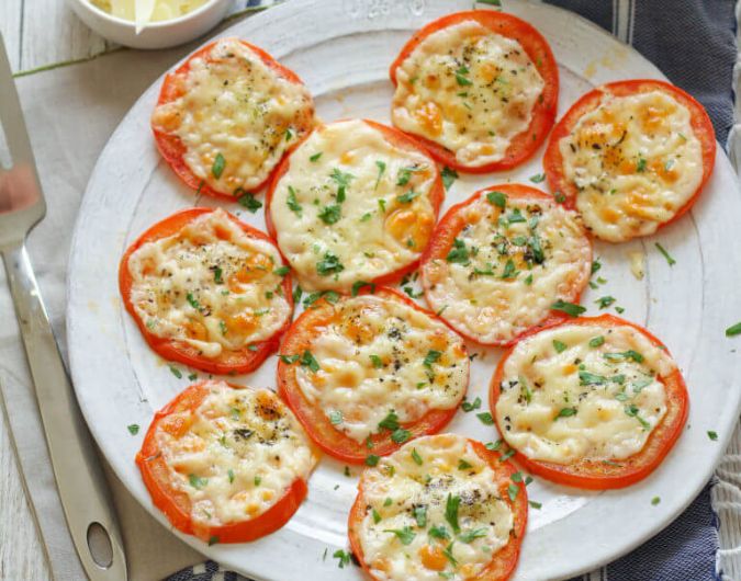 Baked Parmesan Tomatoes