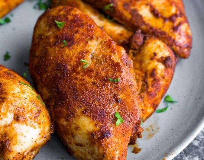 Brown Sugar and Paprika Oven-Baked Chicken Breasts