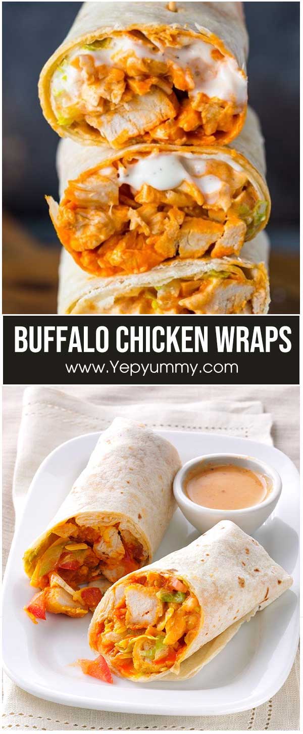 Buffalo Chicken Wraps