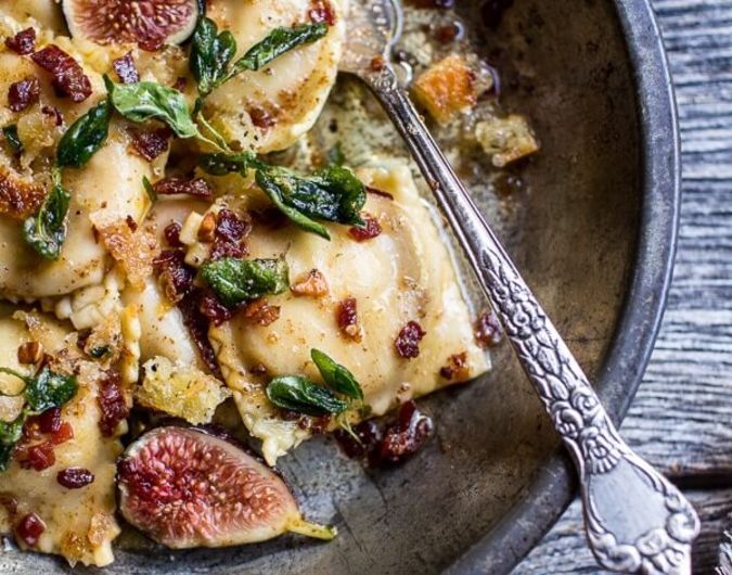 Butternut Squash and Goat Cheese Ravioli