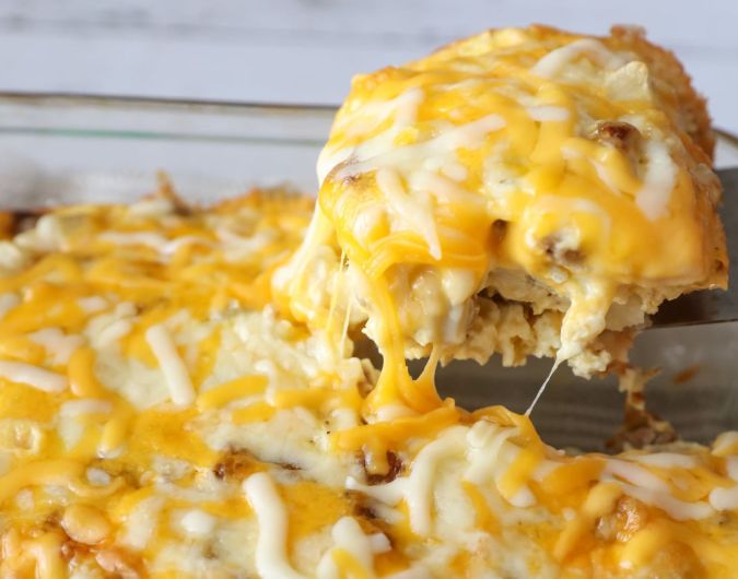 Cheesy Potato Breakfast Casserole