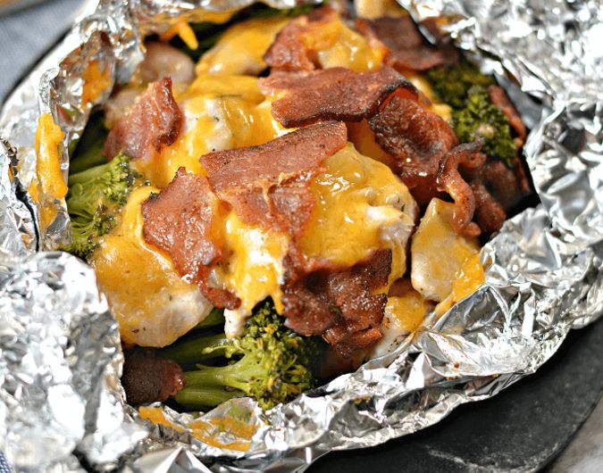 Chicken Bacon Ranch Foil Packets