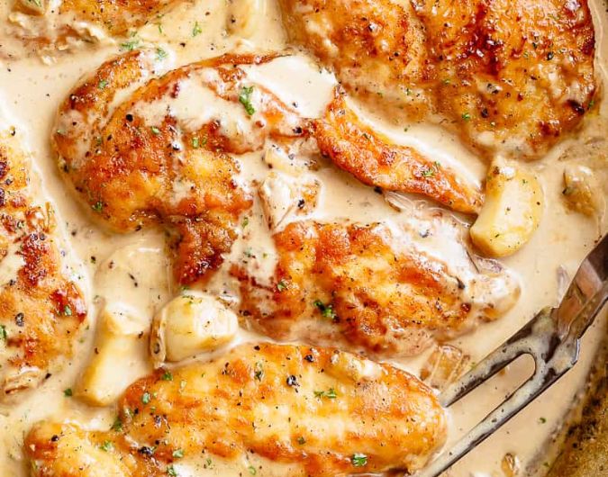 Creamy Garlic Chicken Breasts