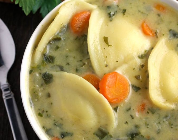 Creamy Ravioli Soup