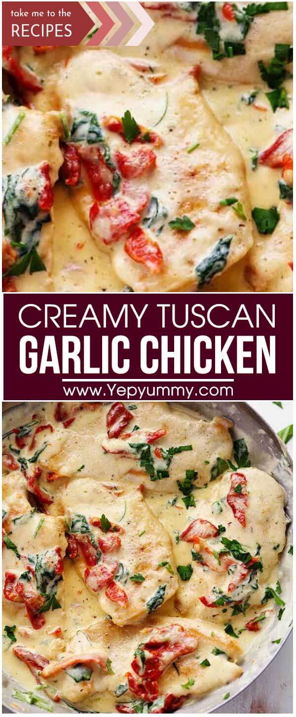 Creamy Tuscan Garlic Chicken