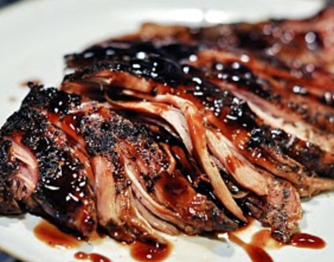 Crock-Pot Brown Sugar & Balsamic–Glazed Pork Tenderloin