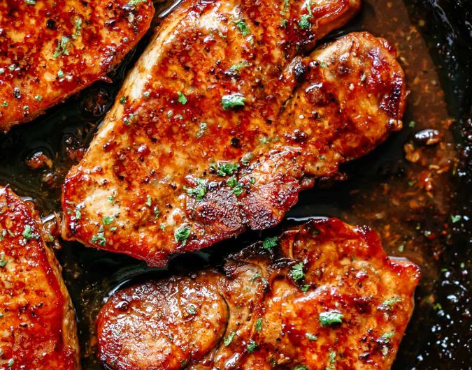 Garlic Butter Juicy Pork Chop