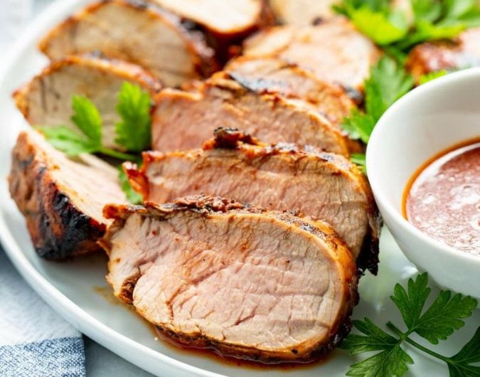 Grilled BBQ Pork Tenderloin