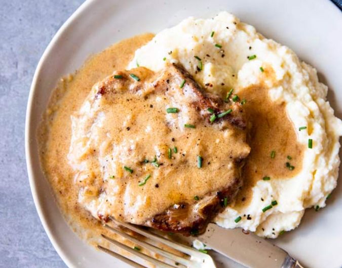 Instant Pot Sour Cream Pork Chop