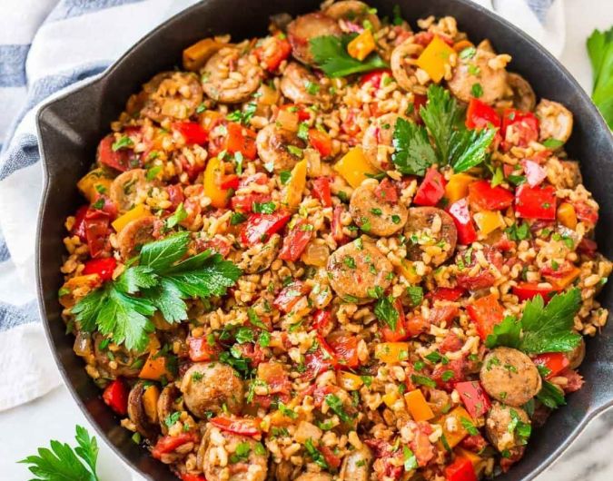 Italian Sausage and Rice Casserole