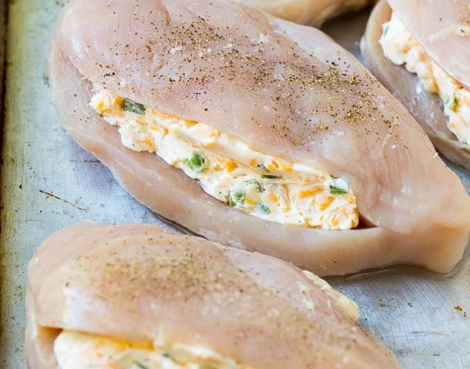 Jalapeno Popper Chicken Breats