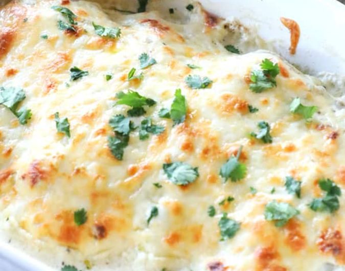Keto Green Chili Chicken Bake