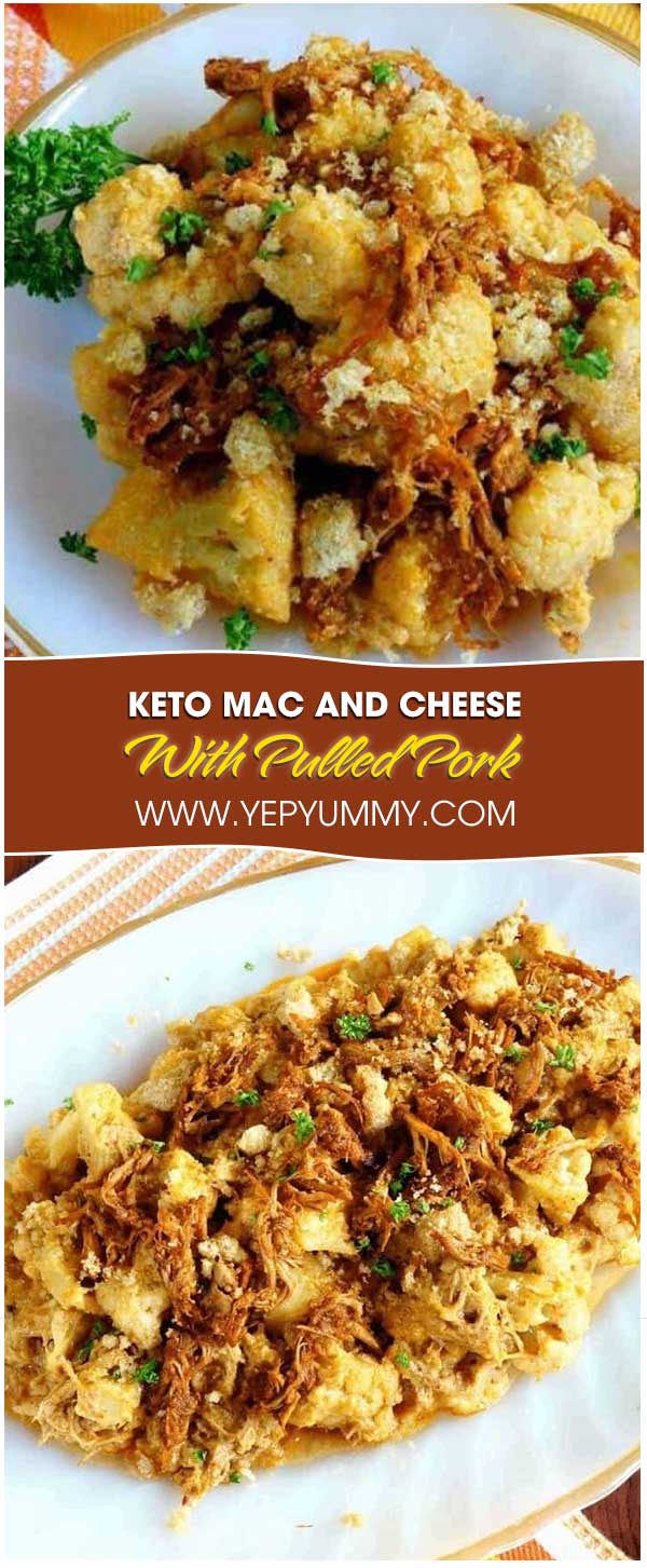 Keto Mac And Cheese With Pulled Pork