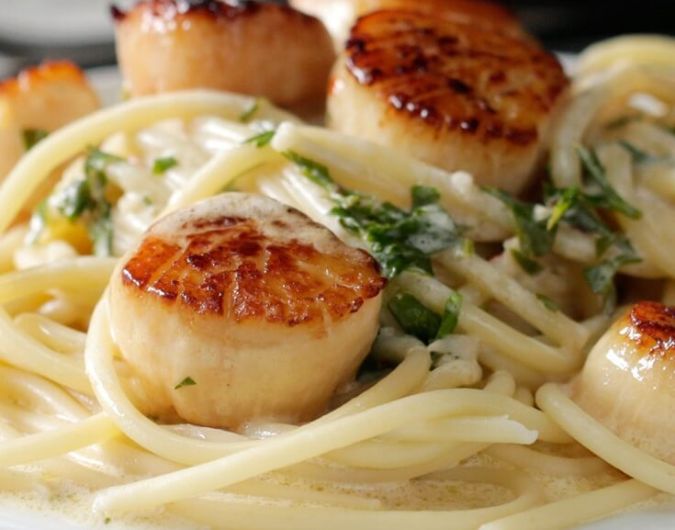 Lemon Garlic Butter Scallops