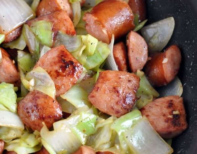 One-Pan Kielbasa and Cabbage Skillet