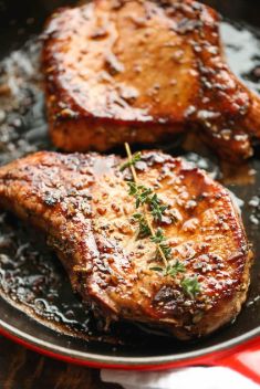 Pork Chops with Sweet and Sour Glaze - Easy And Delicious Pork Recipes For Your Daily Meal