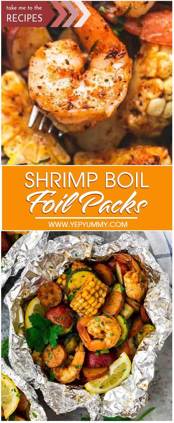 Shrimp Boil Foil Packs