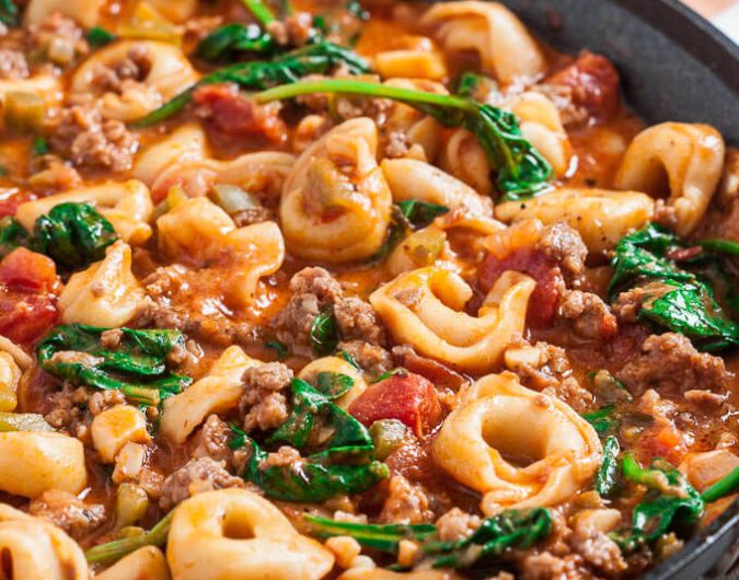 Skillet Tuscan Tortellini