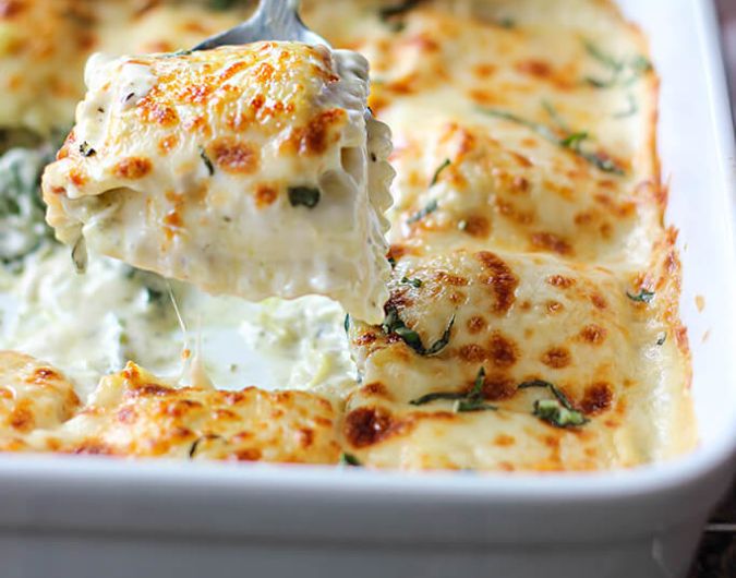 Spinach and Artichoke Ravioli Bake