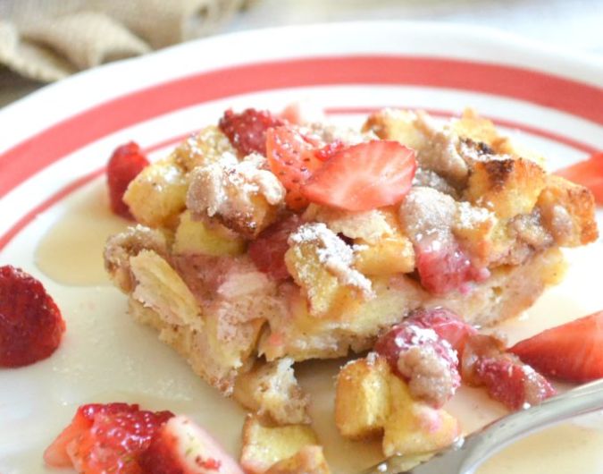 Strawberry French Toast Bake