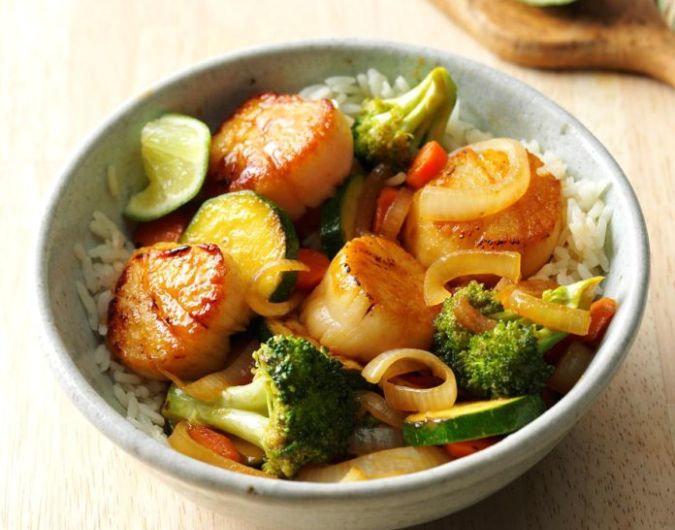 Thai Scallop Saute