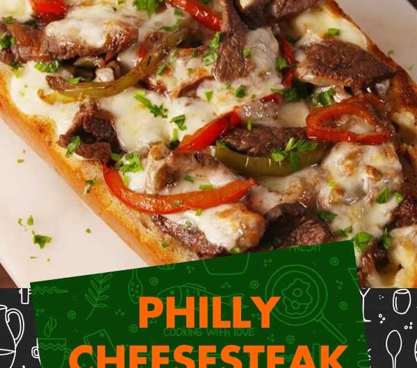Philly Cheesesteak Cheesy Bread