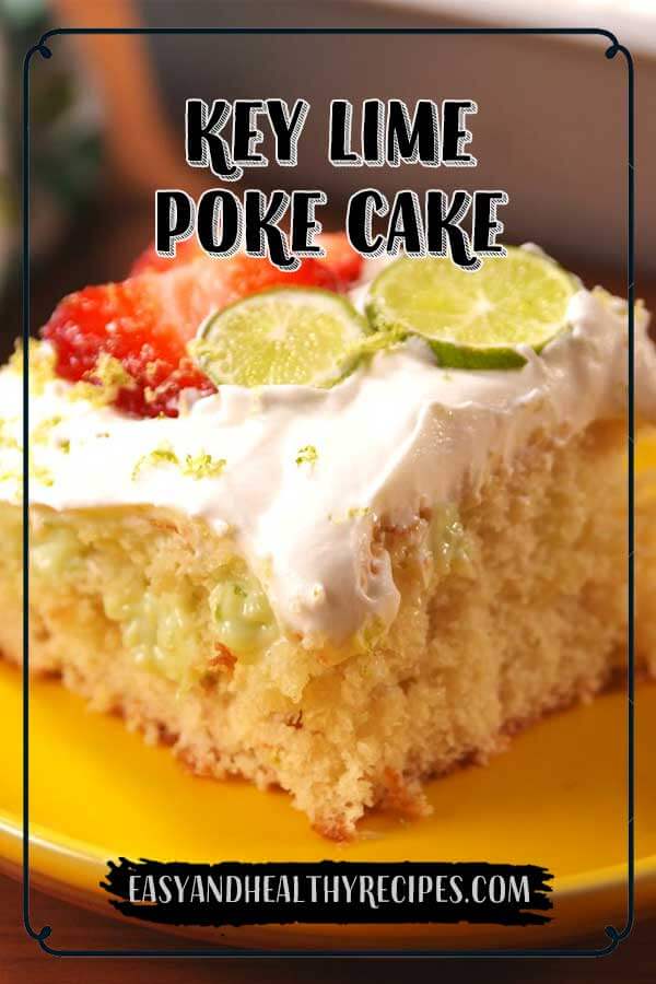 Key Lime Poke Cake