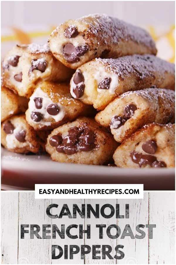 Cannoli French Toast Dippers