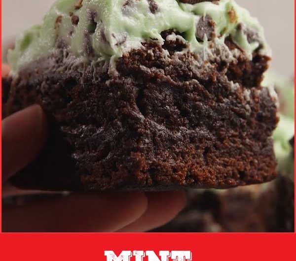 Mint Chocolate Chip Brownies