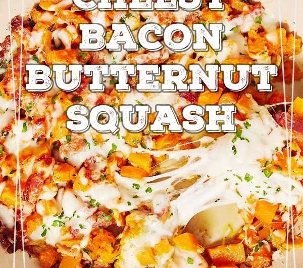 Cheesy Bacon Butternut Squash